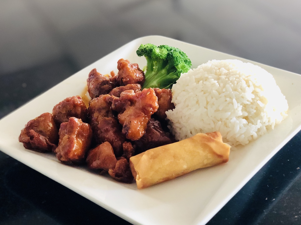 Orange Peel Chicken 陈皮鸡(午餐)